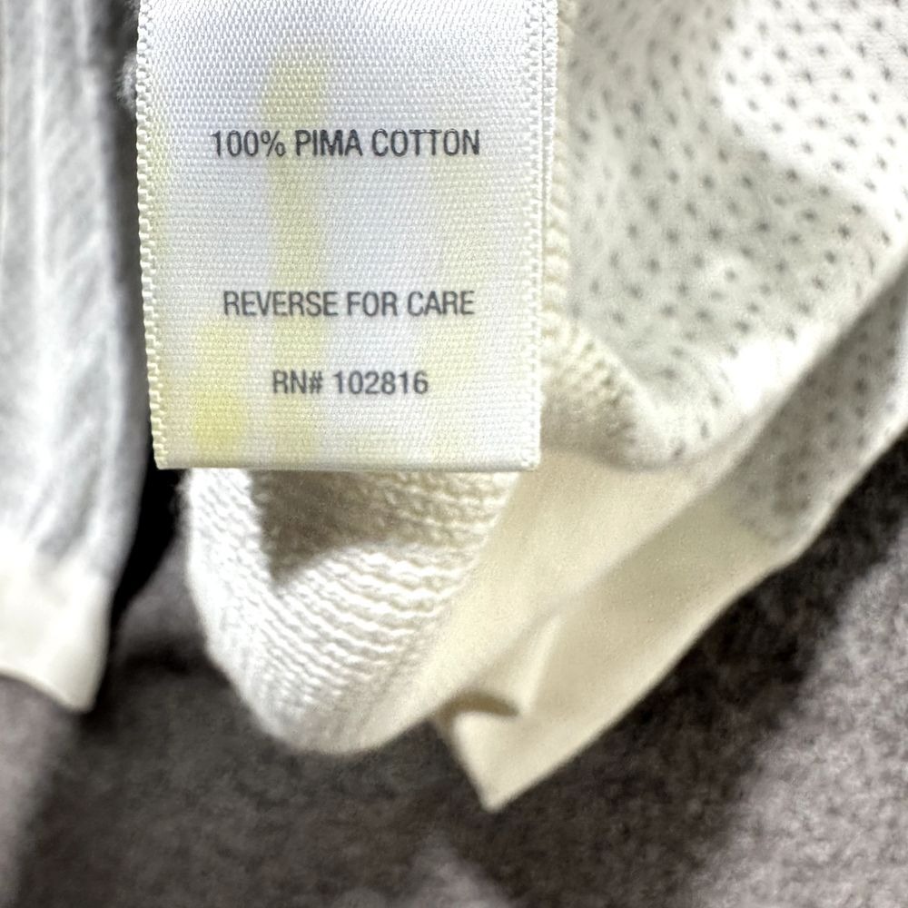 Garnet Hill Tendu Cotton Sweater Women XS Dot Print Pima Cotton Relaxed V Neck - Picture 13 of 13